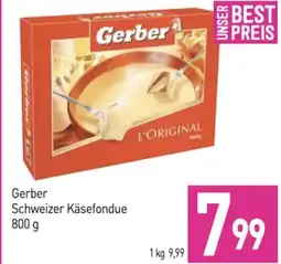 Sutterlüty Gerber Schweizer Käsefondue Angebot