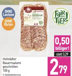 Sutterlüty Hofstädter Bauernsalami geschnitten Angebot