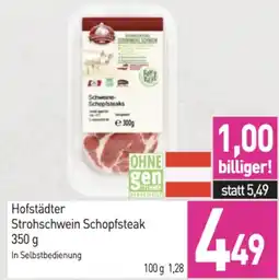Sutterlüty Hofstädter Strohschwein Schopfsteak Angebot