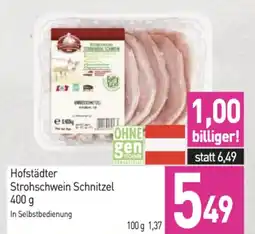 Sutterlüty Hofstädter Strohschwein Schnitzel Angebot
