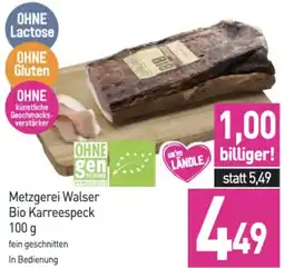 Sutterlüty Metzgerei Walser Bio Karreespeck Angebot