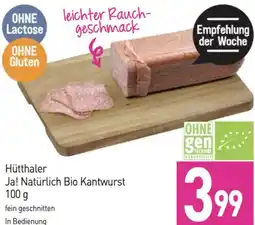 Sutterlüty Hütthaler Ja! Natürlich Bio Kantwurst Angebot