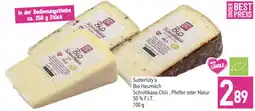 Sutterlüty Sutterlüty's Bio Heumilch Schnittkäse Chili, Pfeffer oder Natur Angebot