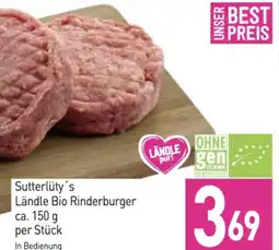 Sutterlüty Sutterlüty's Ländle Bio Rinderburger ca. Angebot