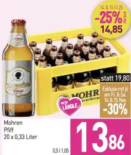 Sutterlüty Mohren Pfiff Angebot