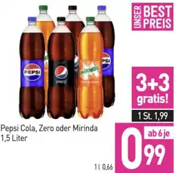 Sutterlüty Pepsi Cola, Zero oder Mirinda Angebot