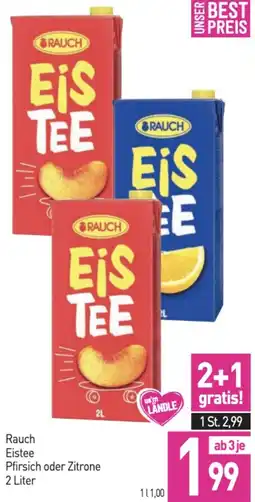 Sutterlüty Rauch Eistee Pfirsich oder Zitrone Angebot
