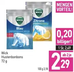 Sutterlüty Wick Hustenbonbons Angebot