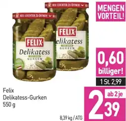Sutterlüty Felix Delikatess-Gurken Angebot