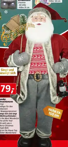 Bauhaus Weihnachtsmann Singend und Tanzend Angebot