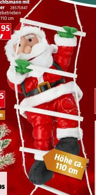 Bauhaus LED-Weihnachtsdekofigur mit LED Leiter Angebot