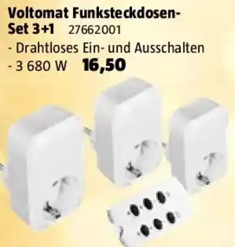 Bauhaus Voltomat Funksteckdosen-Set 3+1 Angebot