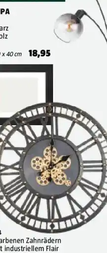 Bauhaus Globo Wanduhr rund George Angebot