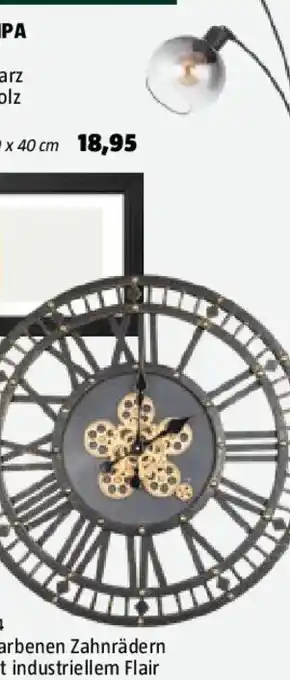 Globo Wanduhr rund George