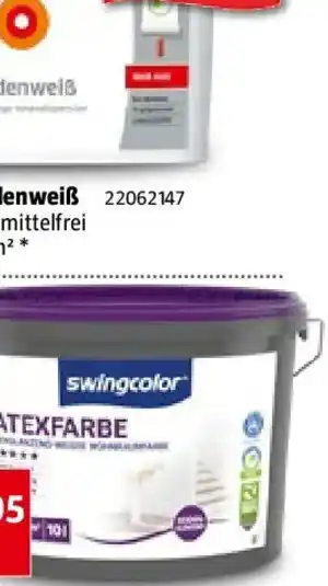 Bauhaus swingcolor Latexfarbe Angebot
