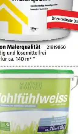 Bauhaus Schöner wohnen-farbe wandfarbe wohlfühlweiß Angebot