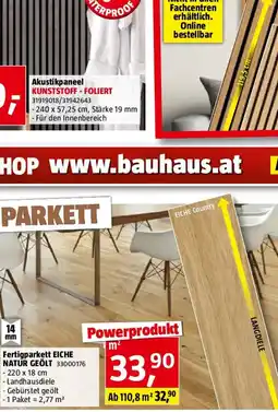 Bauhaus Fertigparkett Eiche Country Angebot