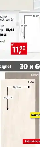 Bauhaus Feinsteinzeugfliese Alpina Angebot