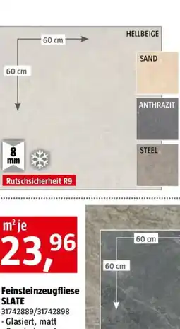 Bauhaus Feinsteinzeugfliese Big Ivory Angebot