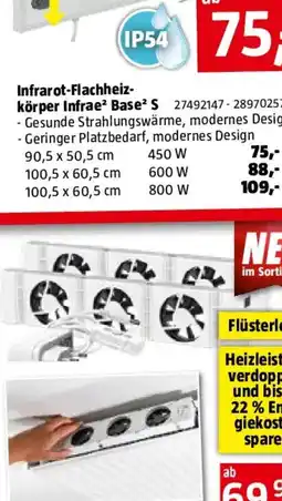 Bauhaus SpeedComfort Heizkörperventilator Duo-Set Angebot