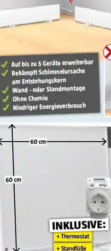 Bauhaus Thermowell Infrarotheizkörper Angebot