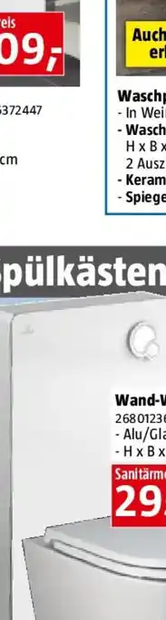 Bauhaus Camargue Sanitärmodul für Wand-WC Angebot