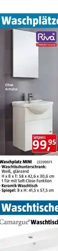 Bauhaus Riva Badmöbel-Set Mini Angebot