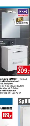 Bauhaus Riva Compact Badmöbel-Set Angebot