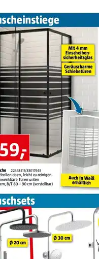 Bauhaus Eckdusche Angebot