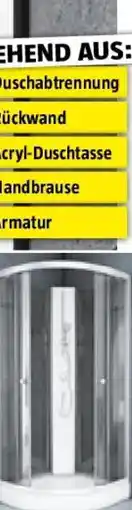 Bauhaus Aurlane Designdusche White Sea Angebot
