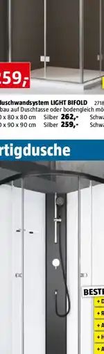 Bauhaus Aurlane Designdusche Black Sea Angebot