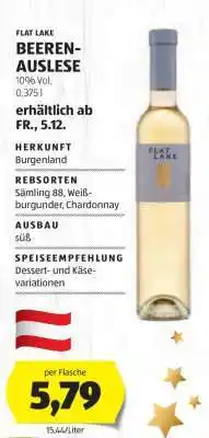 Hofer FLAT LAKE BEERENAUSLESE Angebot