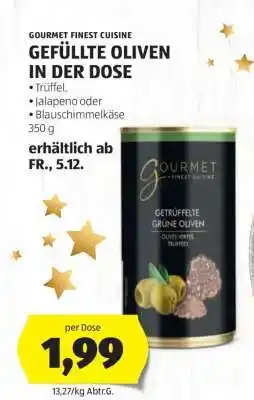 Hofer GEFÜLLTE OLIVEN IN DER DOSE Angebot