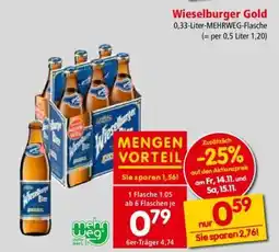 Interspar Wieselburger Gold Angebot