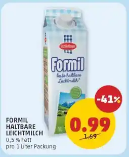 PENNY FORMIL HALTBARE LEICHTMILCH Angebot