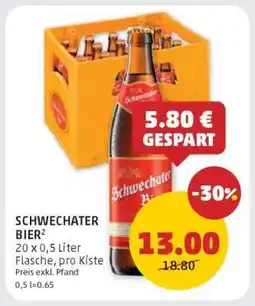 PENNY SCHWECHATER BIER² Angebot