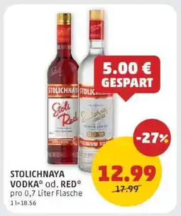 PENNY STOLICHNAYA VODKA* od. RED Angebot