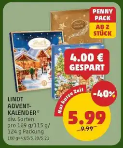 PENNY LINDT ADVENT-KALENDER Angebot