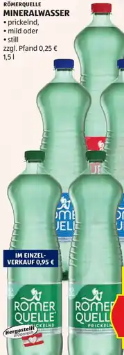 Hofer Römerquelle Mineralwasser Angebot