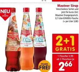Interspar Mautner Markhof Sirup Angebot