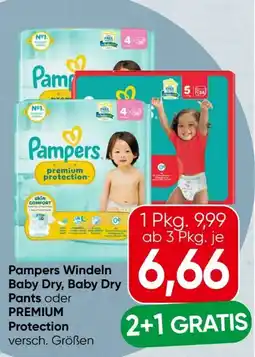 Spar Pampers Baby-Dry Windeln Angebot