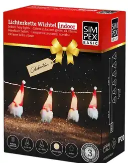 Interspar Simpex Basic Celebration LED-Lichterkette Wichtel indoor Angebot