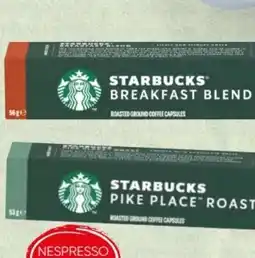 Spar Starbucks Nespresso-Kompatible Kapseln Angebot