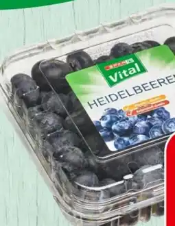 Spar Spar Vital Heidelbeeren Angebot