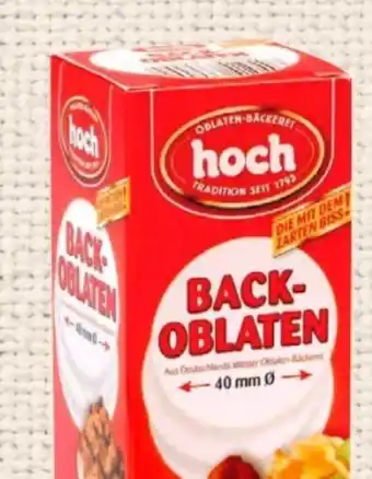 Spar Hoch Backoblaten Angebot