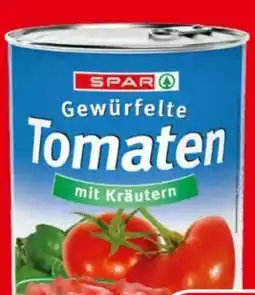 Spar Spar Gewürfelte Tomaten Angebot