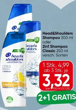 Spar Head & Shoulders Shampoo Angebot