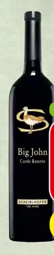 Spar Weingut Scheiblhofer Big John Cuvée Reserve Angebot