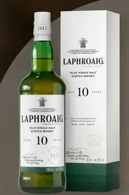 SPAR Gourmet Laphroaig Single Malt Scotch Whisky 10 Yo Angebot