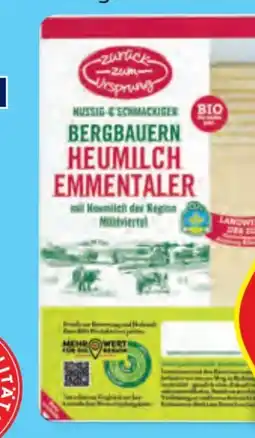 Hofer Zurück zum Ursprung Bio-Heumilch-Käsescheiben Angebot